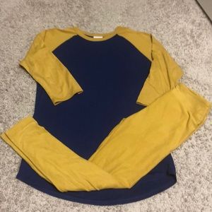 Lularoe Randy Set gold mustard leggings